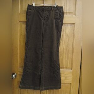 Eddie Bauer Brown Corduroy Women Sz 10 Pants